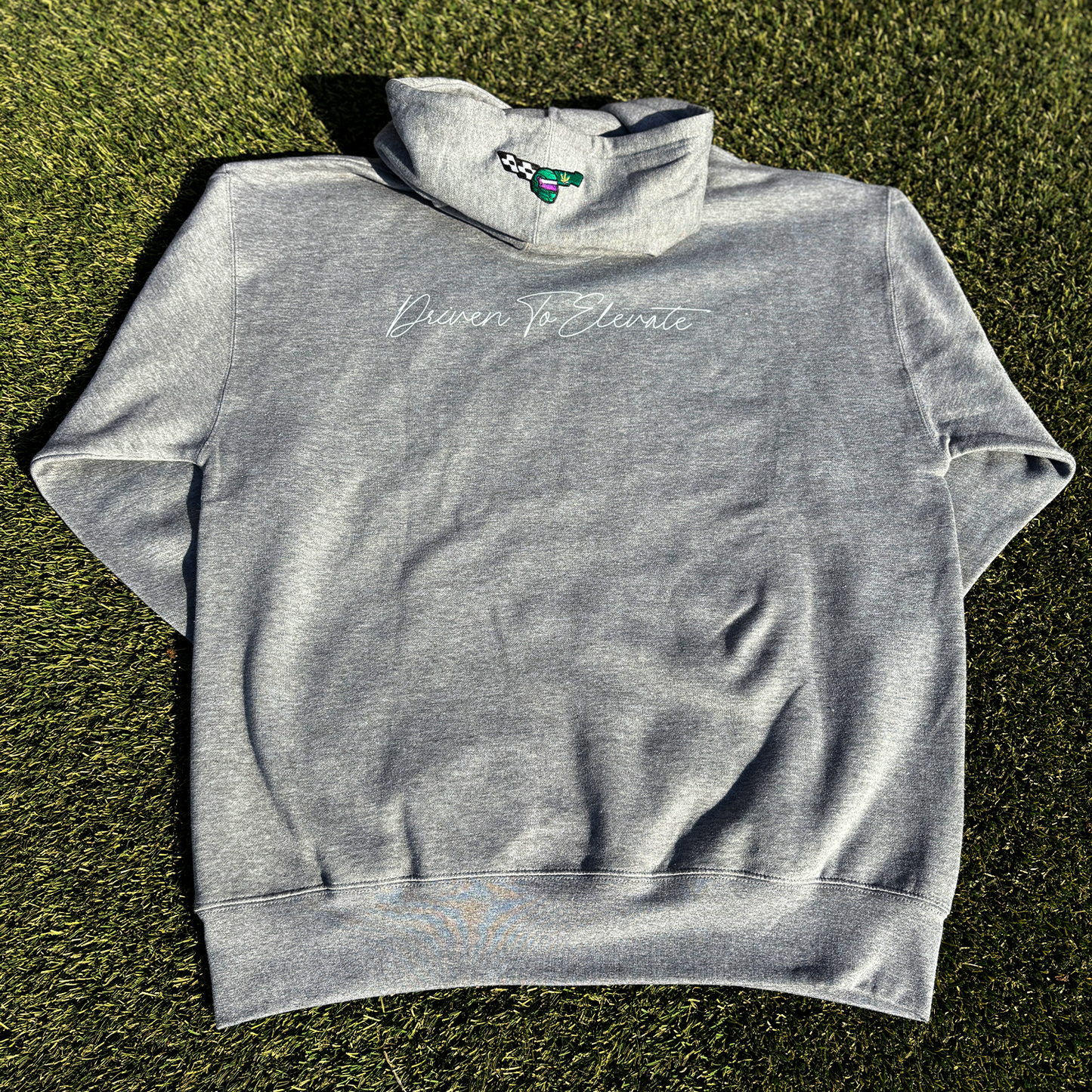 Canna-Fuel Grey Hoodie Sweater